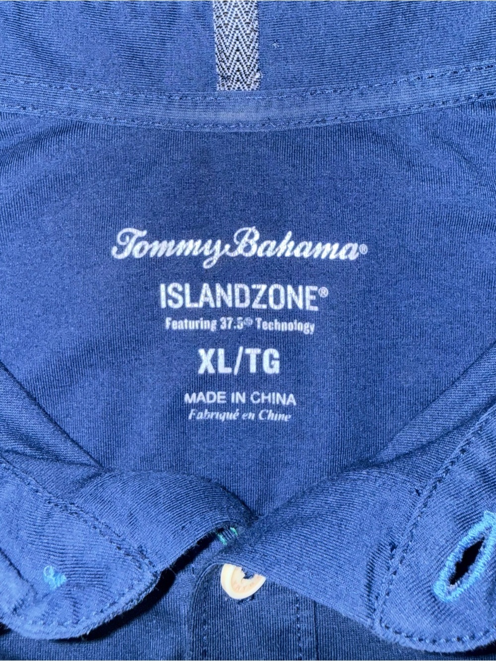 Tommy Bahama IslandZone Performance Polo Men's XL Blue Stretch 37.5 Technology - Picture 4 of 9